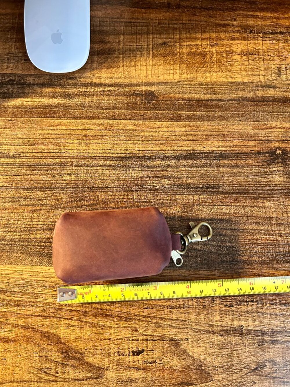 Portland Leather Goods Mini Dopp in Merlot - Picture 4 of 5